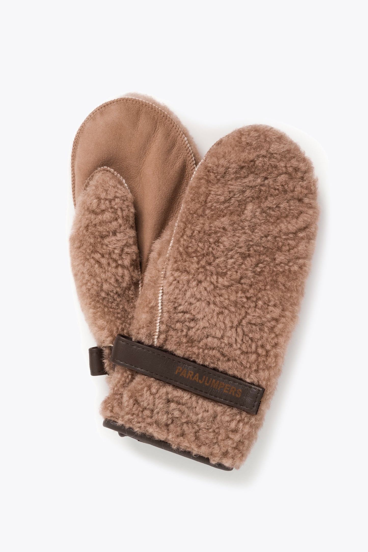FLUFFY - SHEARLING MITTENS