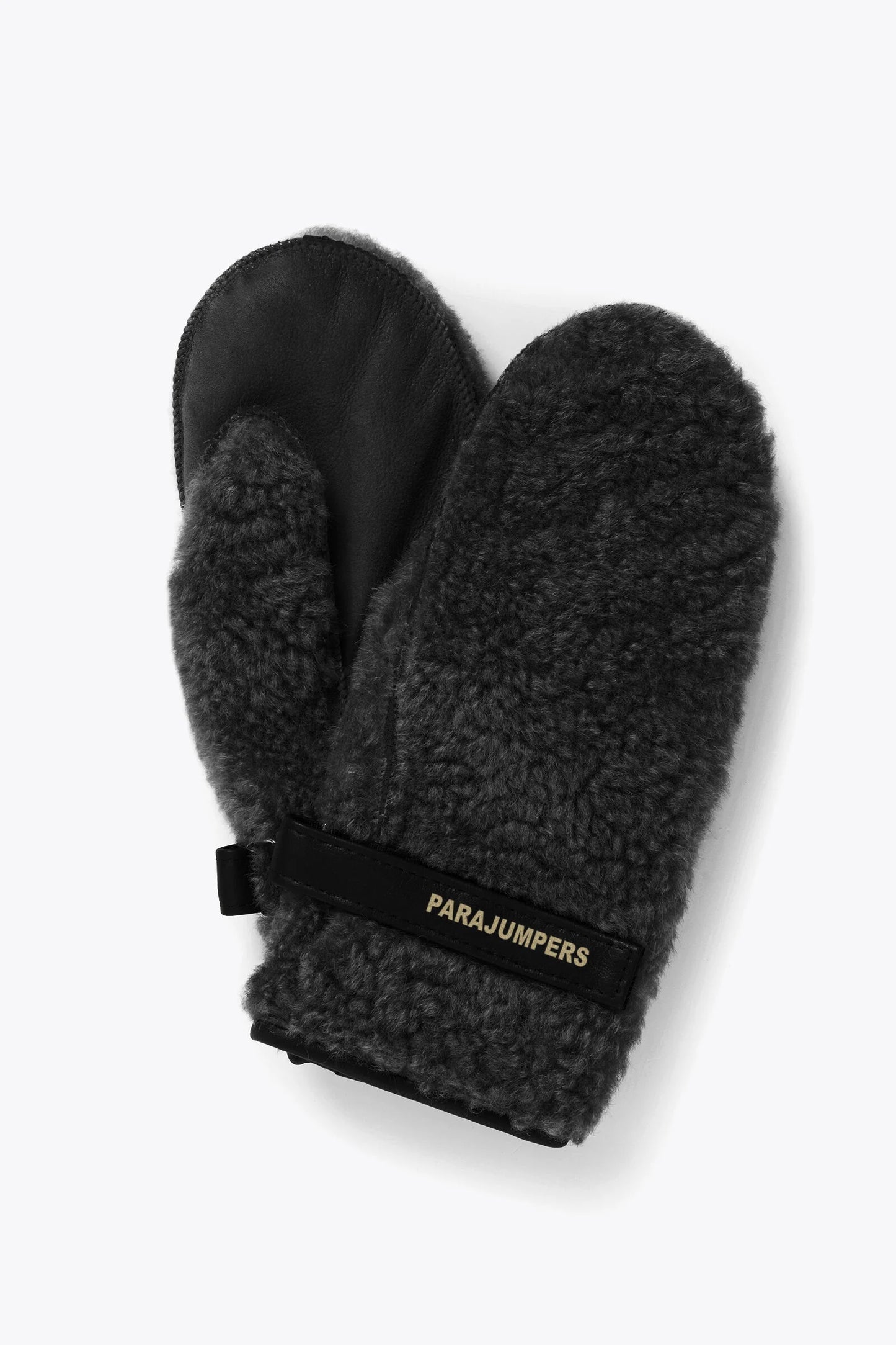 FLUFFY - SHEARLING MITTENS