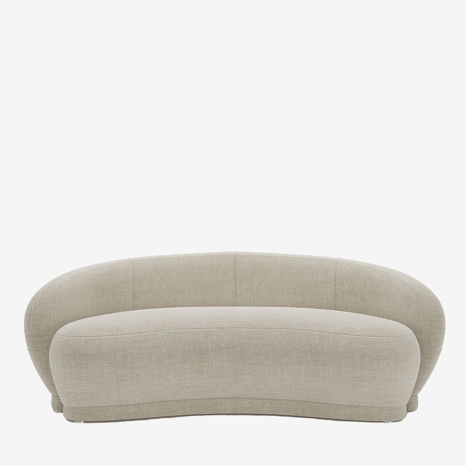 Canapé design tissu beige Bianca