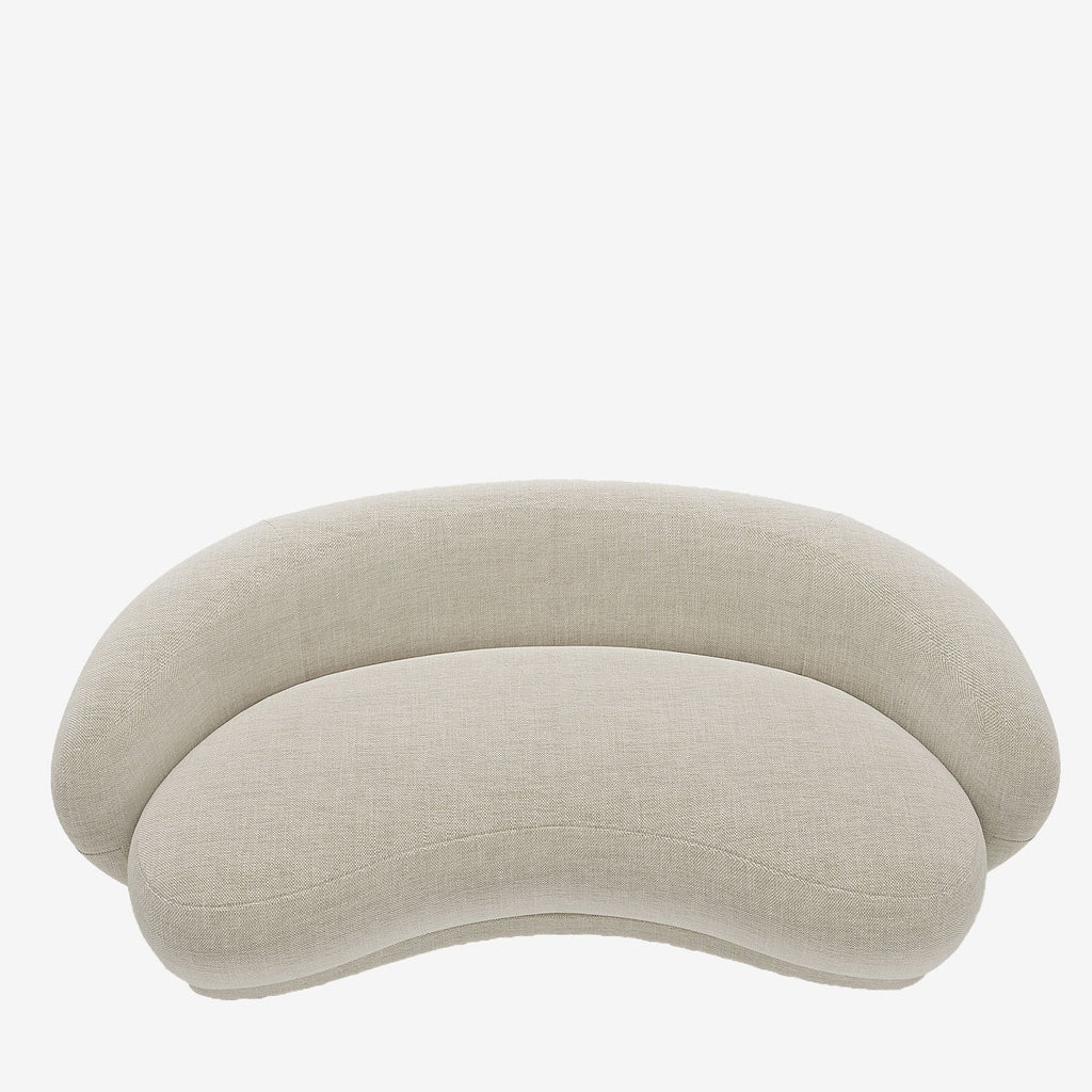 Canapé design tissu beige Bianca