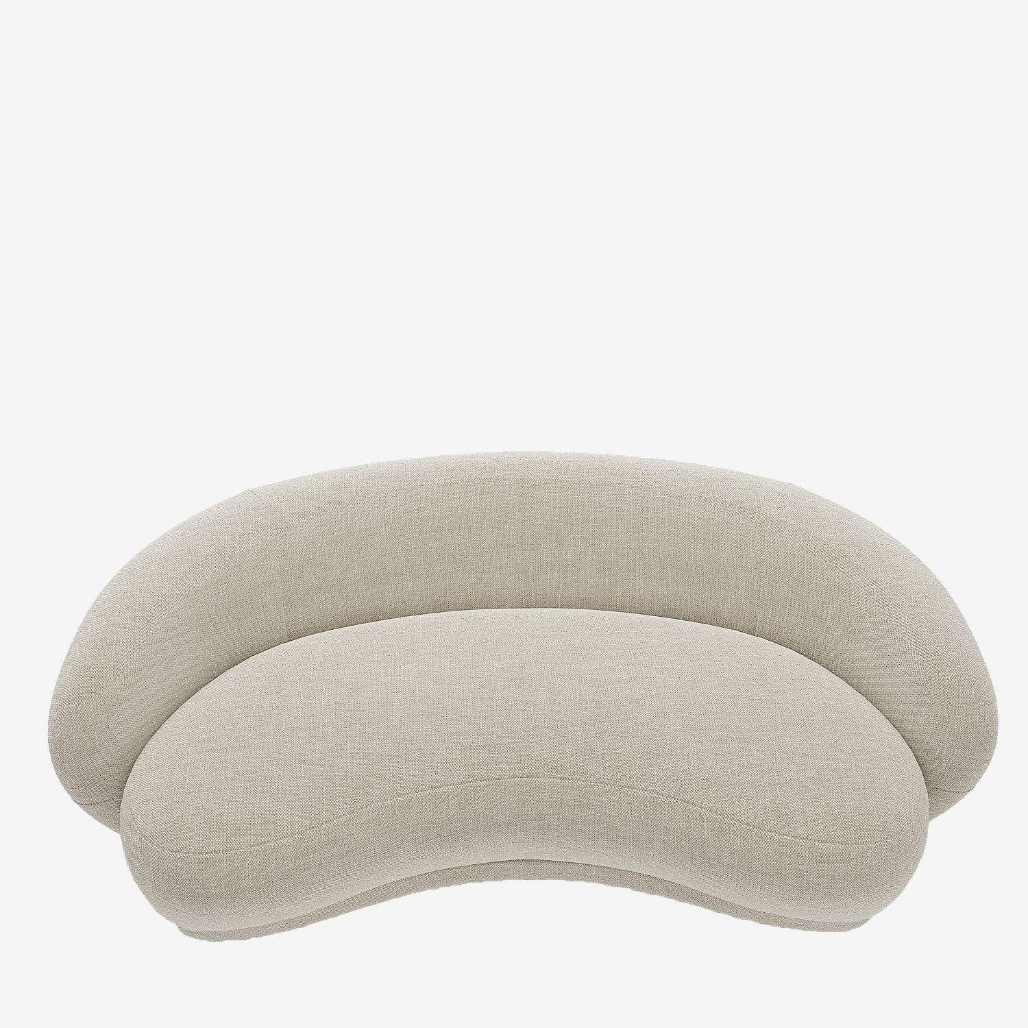 Canapé design tissu beige Bianca