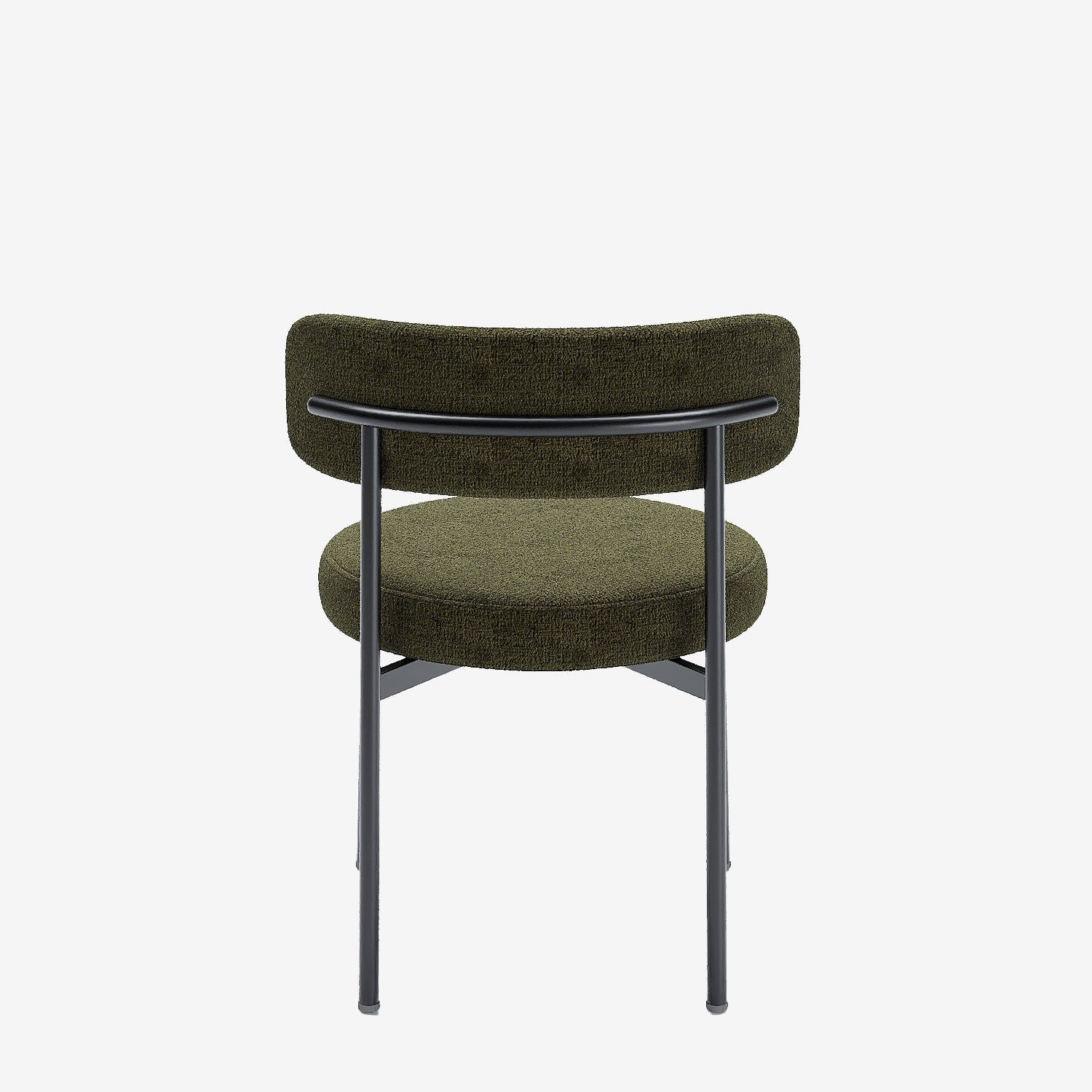 Lot de 2 chaises de table velours vert Scarlett
