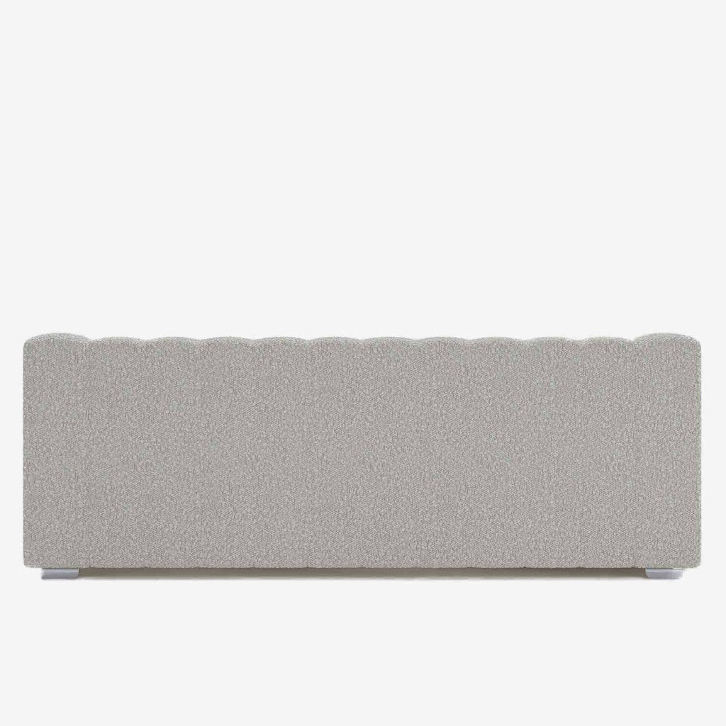 Canapé couleur crème tissu bouclette Garance