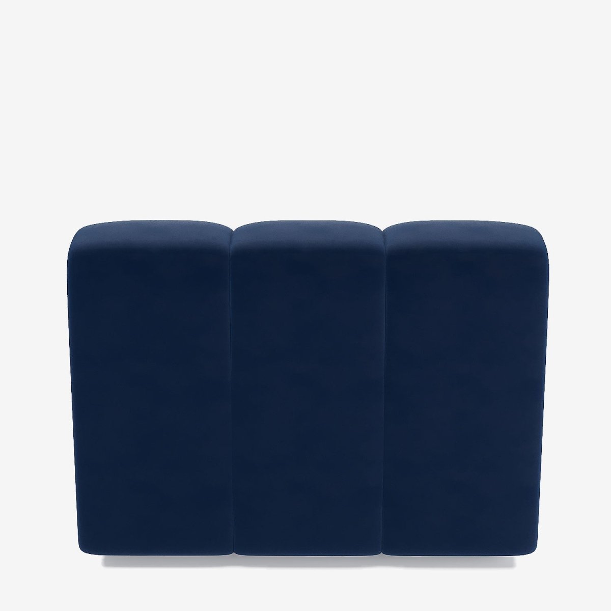 Canapé modulable en velours bleu marine Hélène
