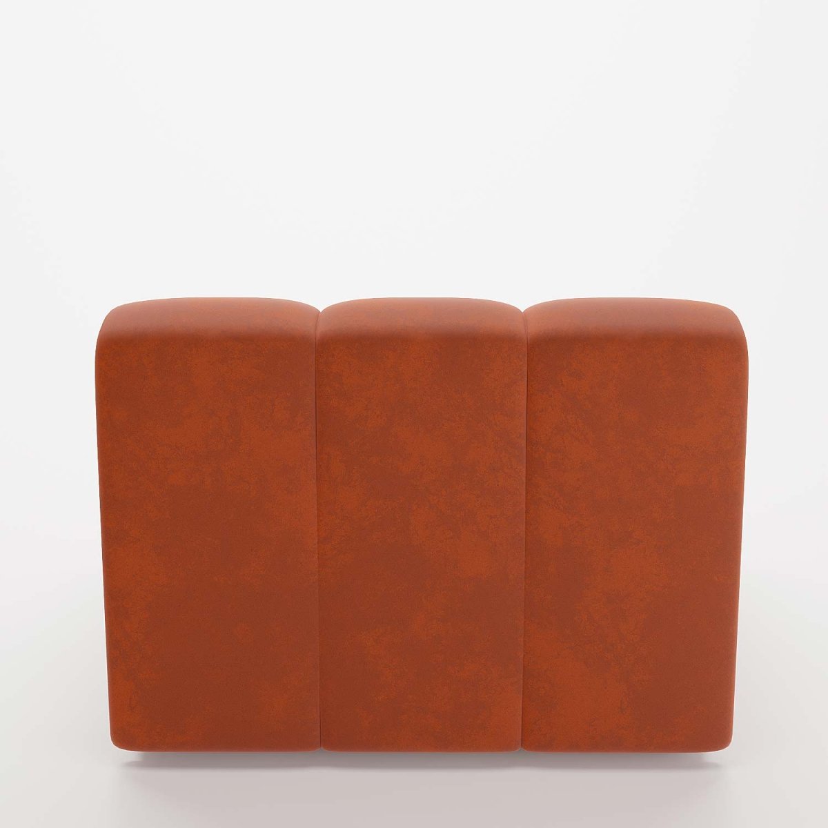 Canapé modulable en velours ocre Hélène
