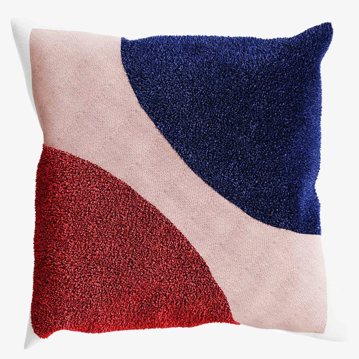 Coussin brodé design moderne coloré Nairobi