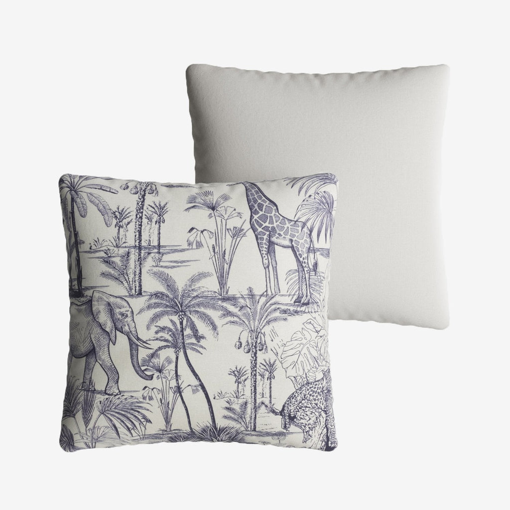 Coussin carré à  motif déhoussable 40x40cm