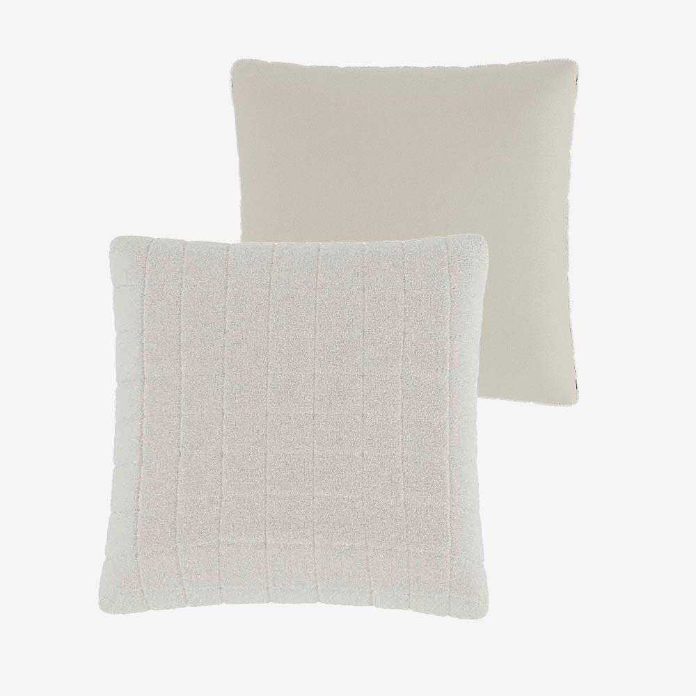 Coussin fourrure blanc Istanbul