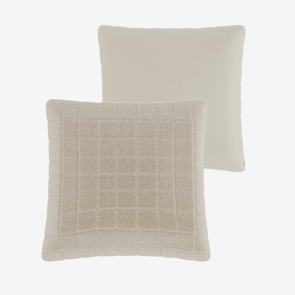 Coussin fourrure crème Istanbul