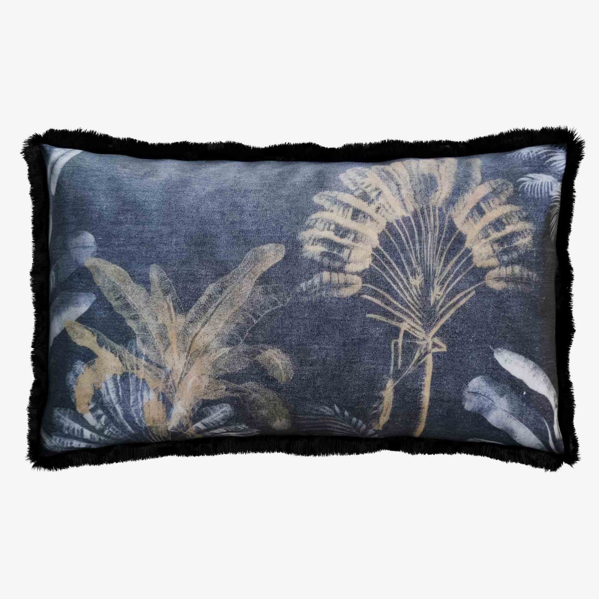 Coussin rectangulaire imprimé tropical, Palmiers