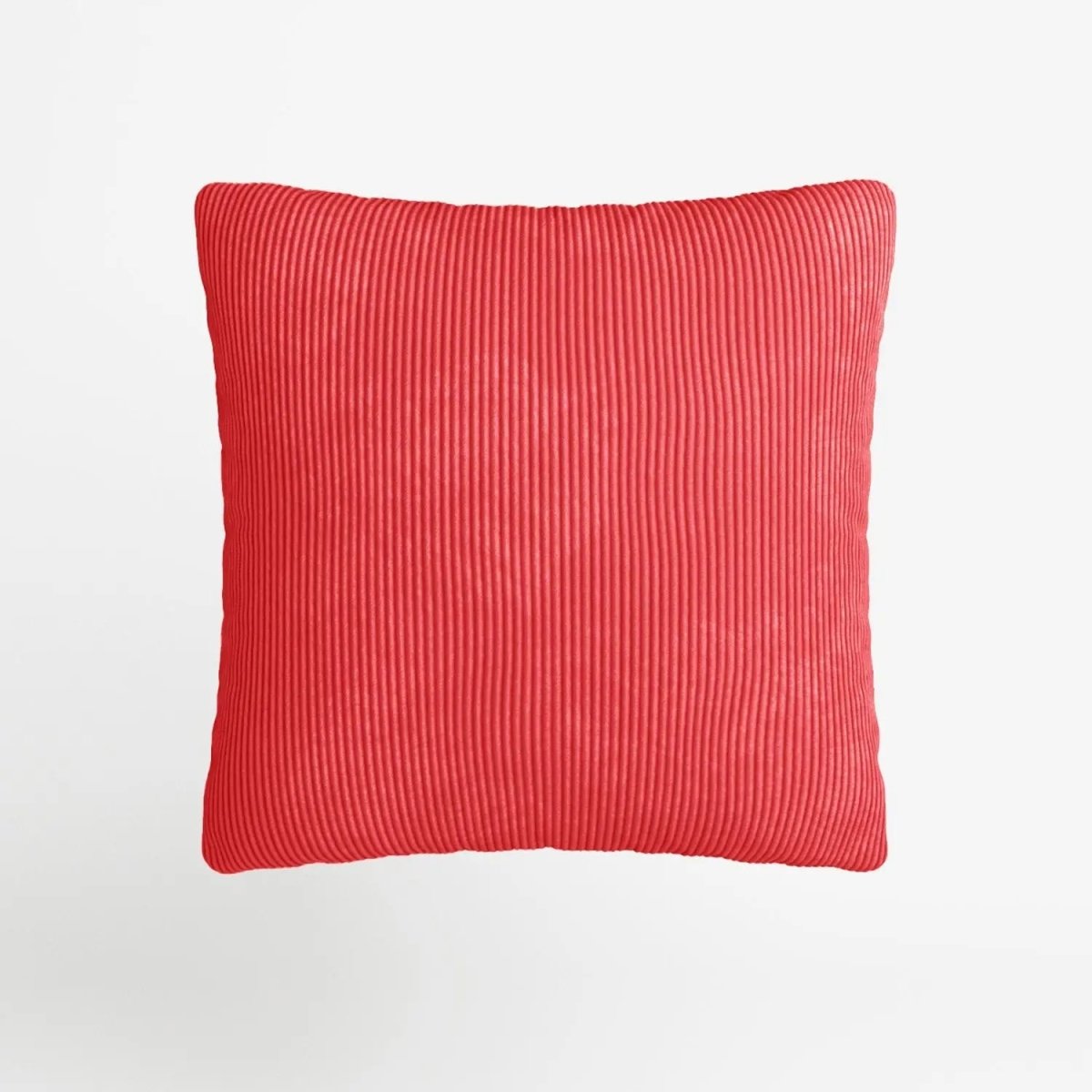 Coussin en velours rose déhoussable 40x40cm