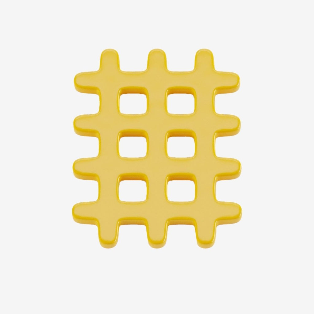 Dessous de plat céramique grid jaune Orsay