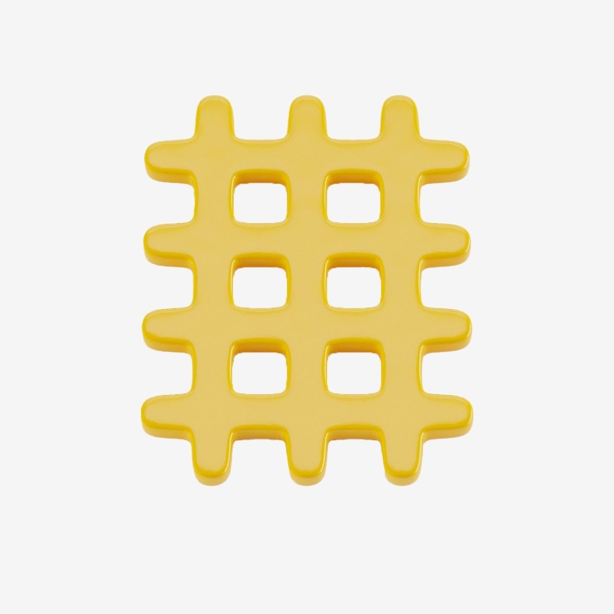Dessous de plat céramique grid jaune Orsay