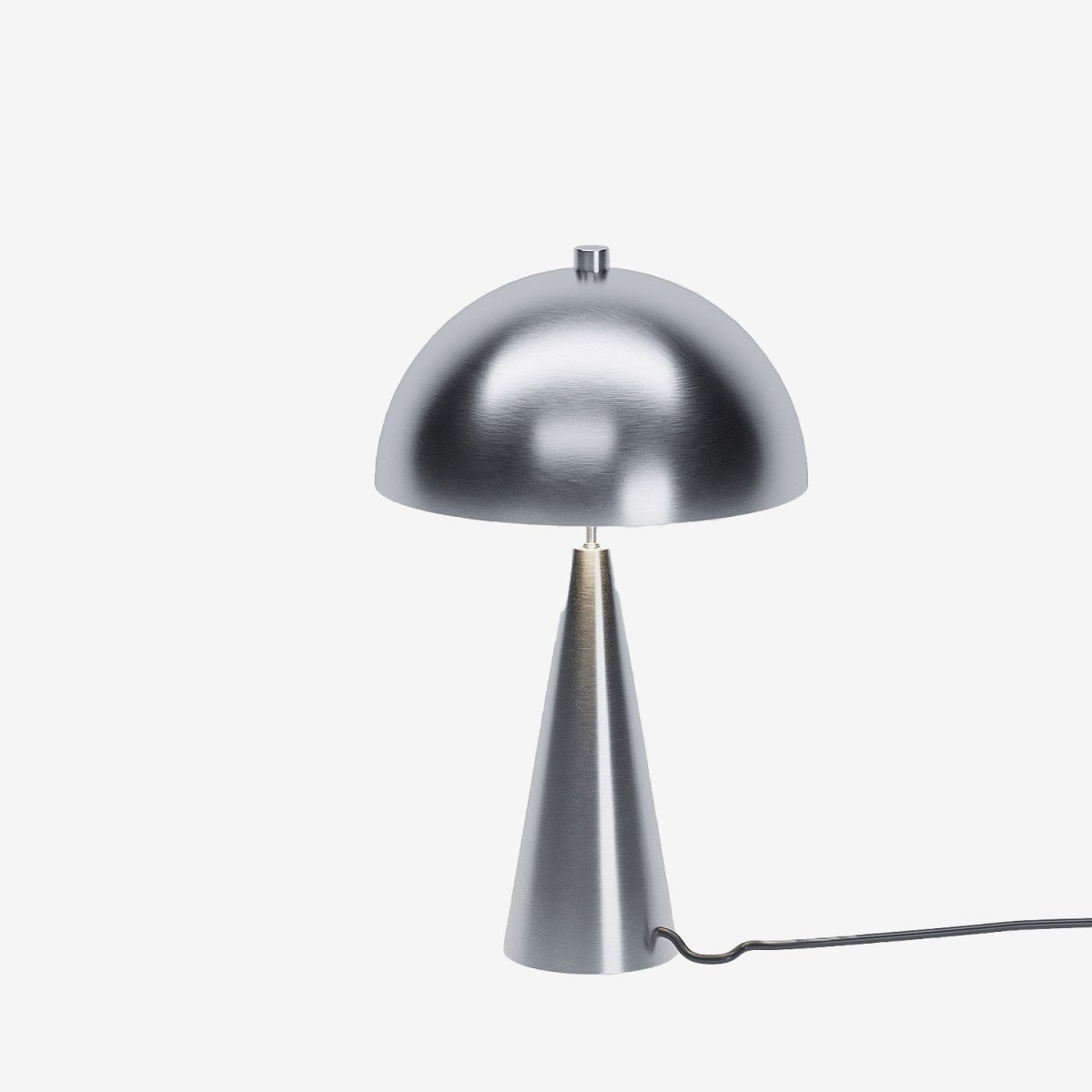 Lampe champignon à poser en métal argenté Monet