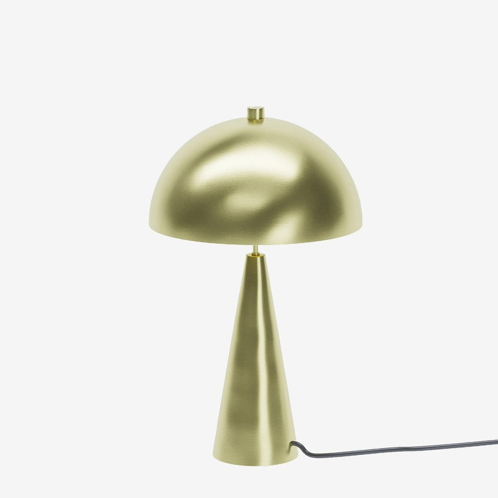Lampe champignon à poser en métal doré Monet