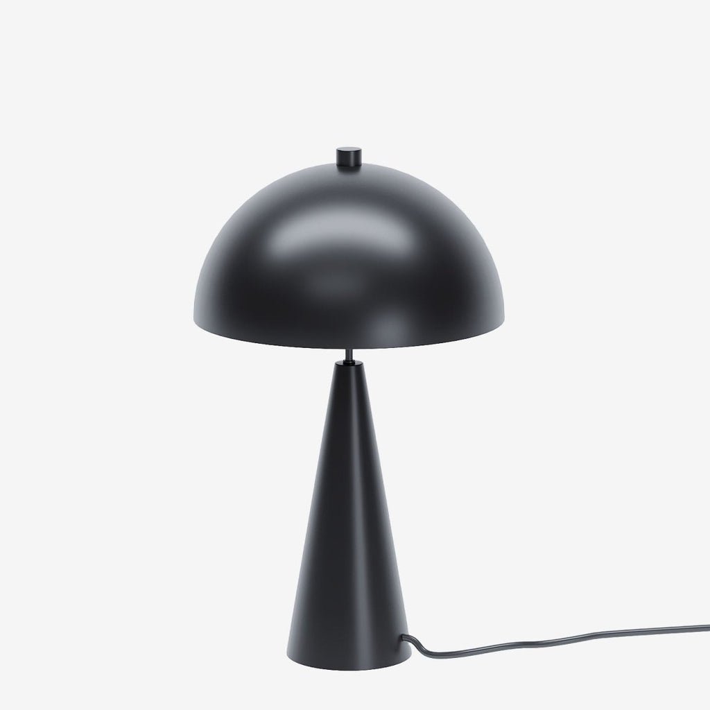 Lampe champignon à poser en métal noir Monet