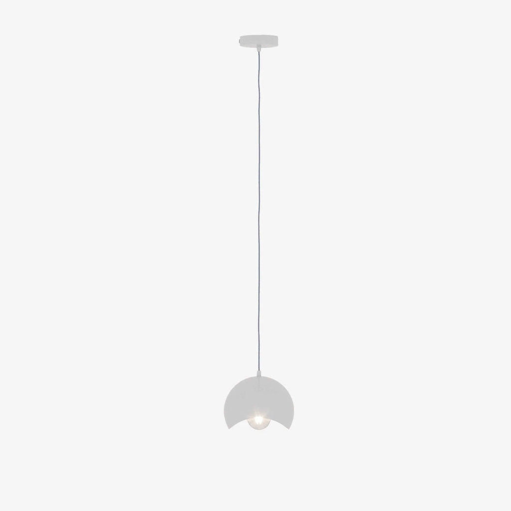 Petite Suspension Miro – suspension design minimaliste en métal blanc