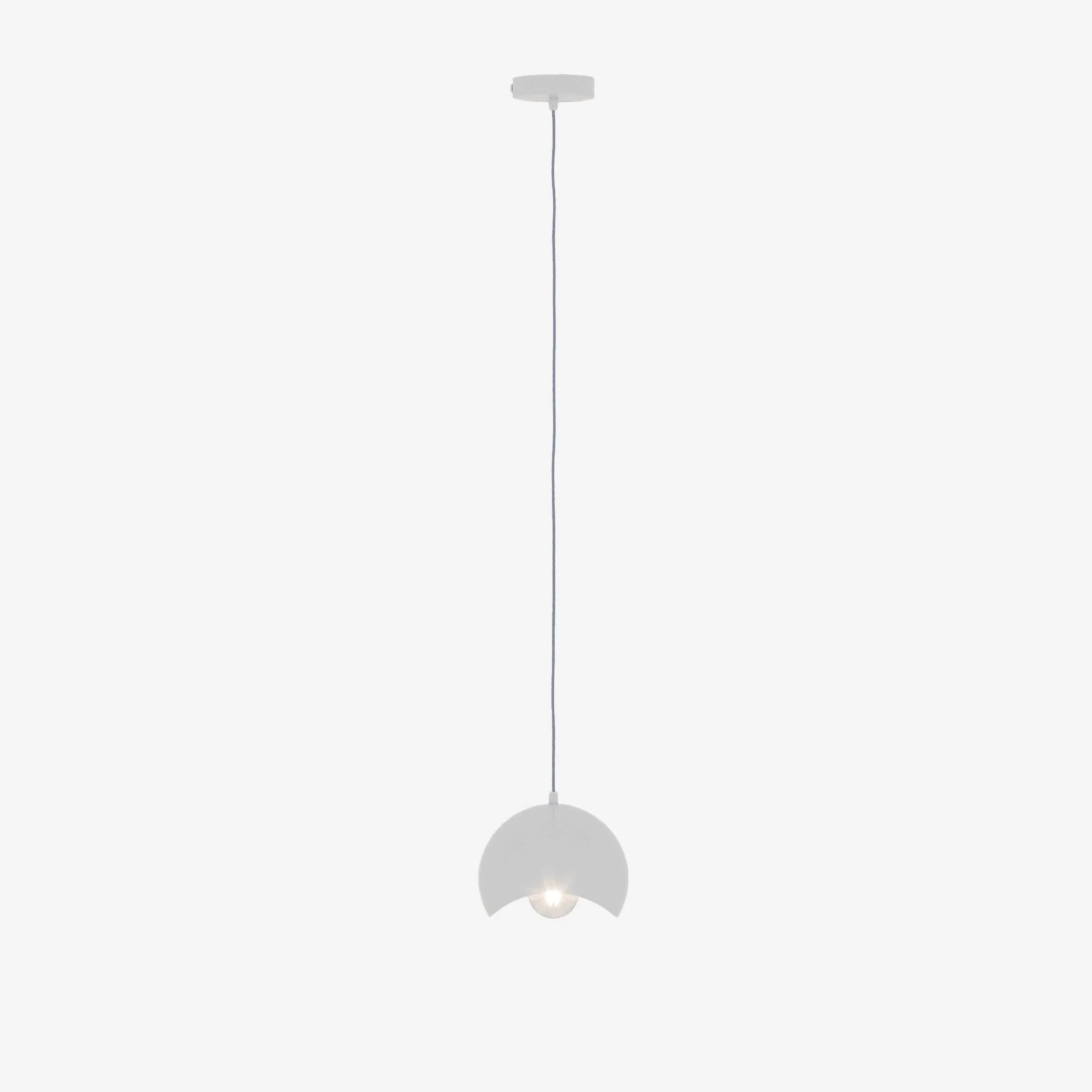 Petite Suspension Miro – suspension design minimaliste en métal blanc