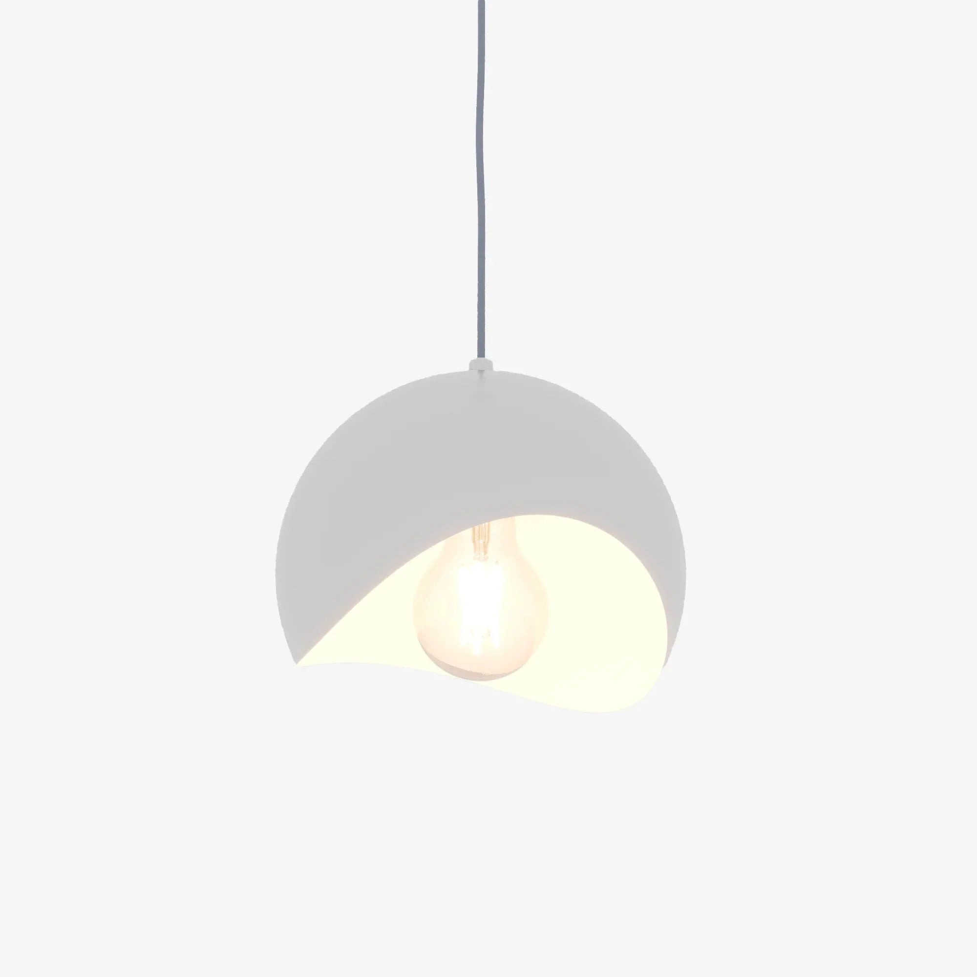Petite Suspension Miro – suspension design minimaliste en métal blanc