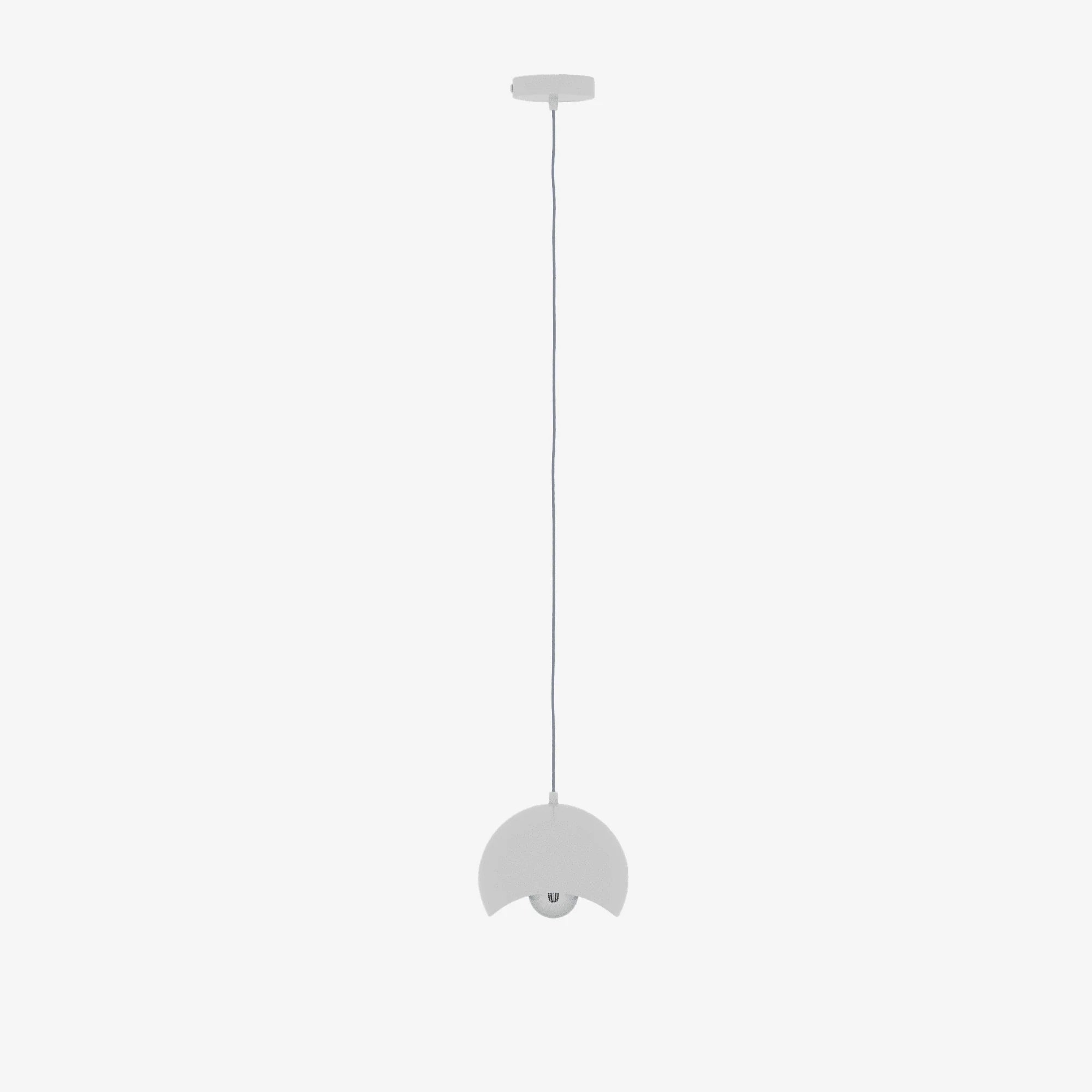 Petite Suspension Miro – suspension design minimaliste en métal blanc