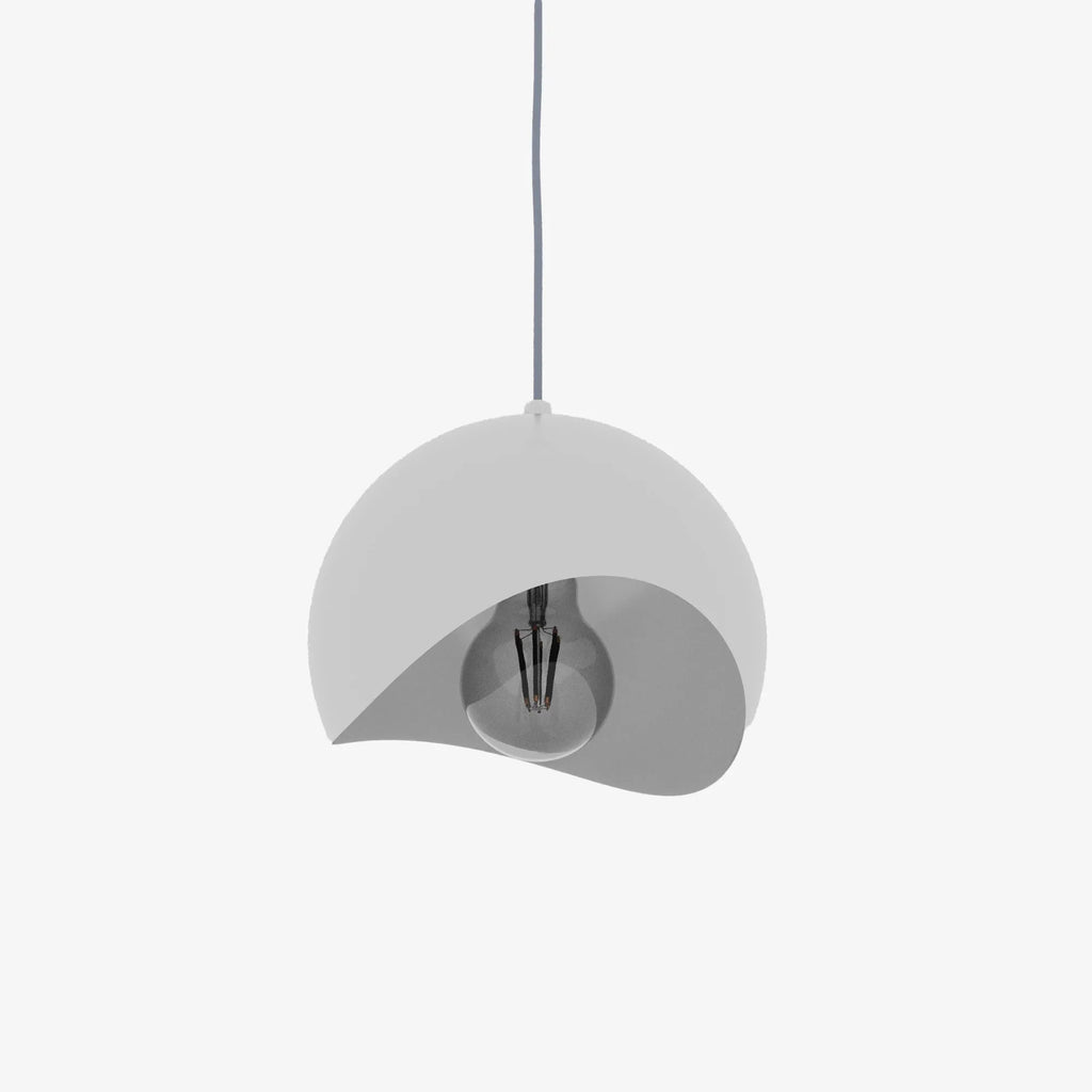 Petite Suspension Miro – suspension design minimaliste en métal blanc