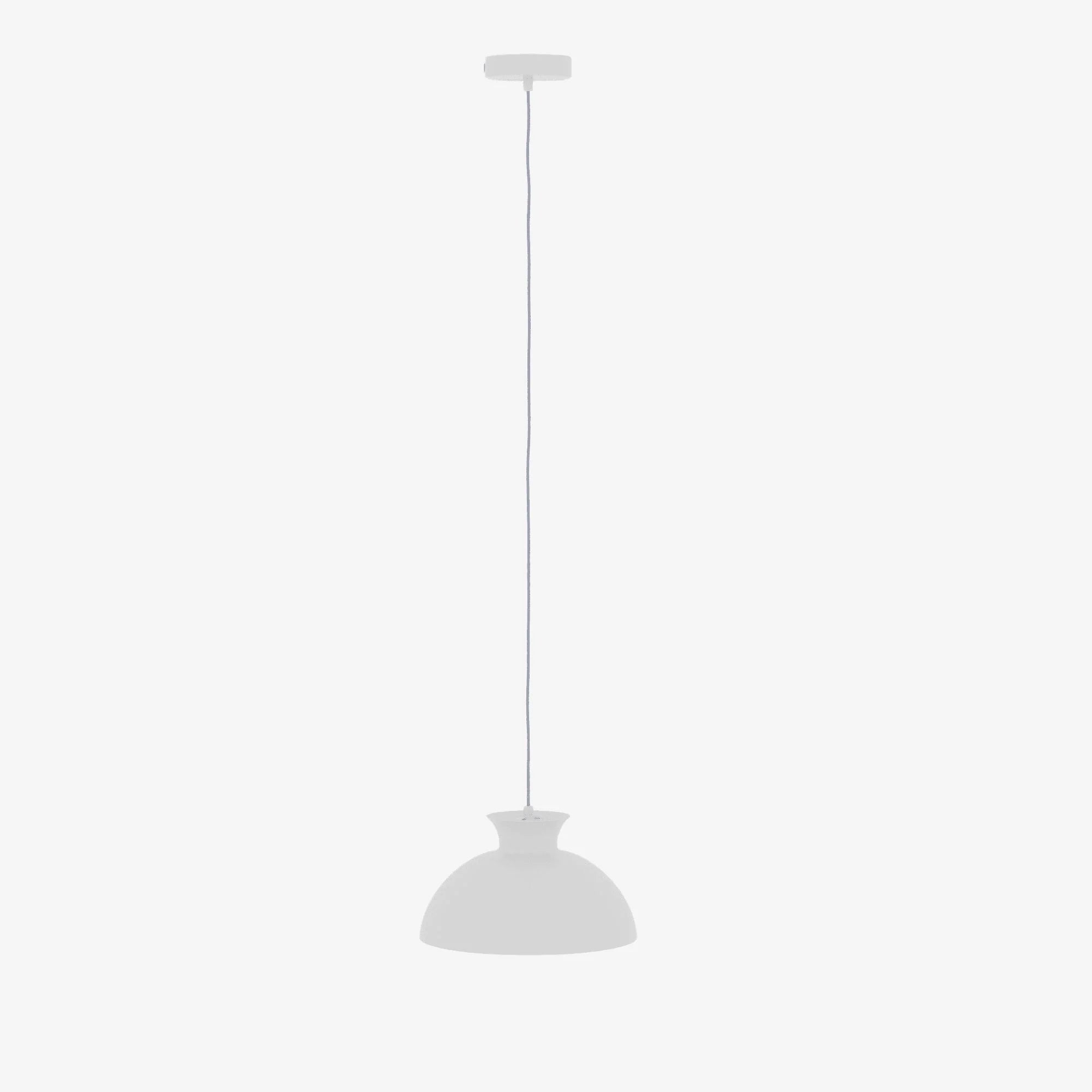 Suspension Turner – luminaire métal blanc design minimaliste