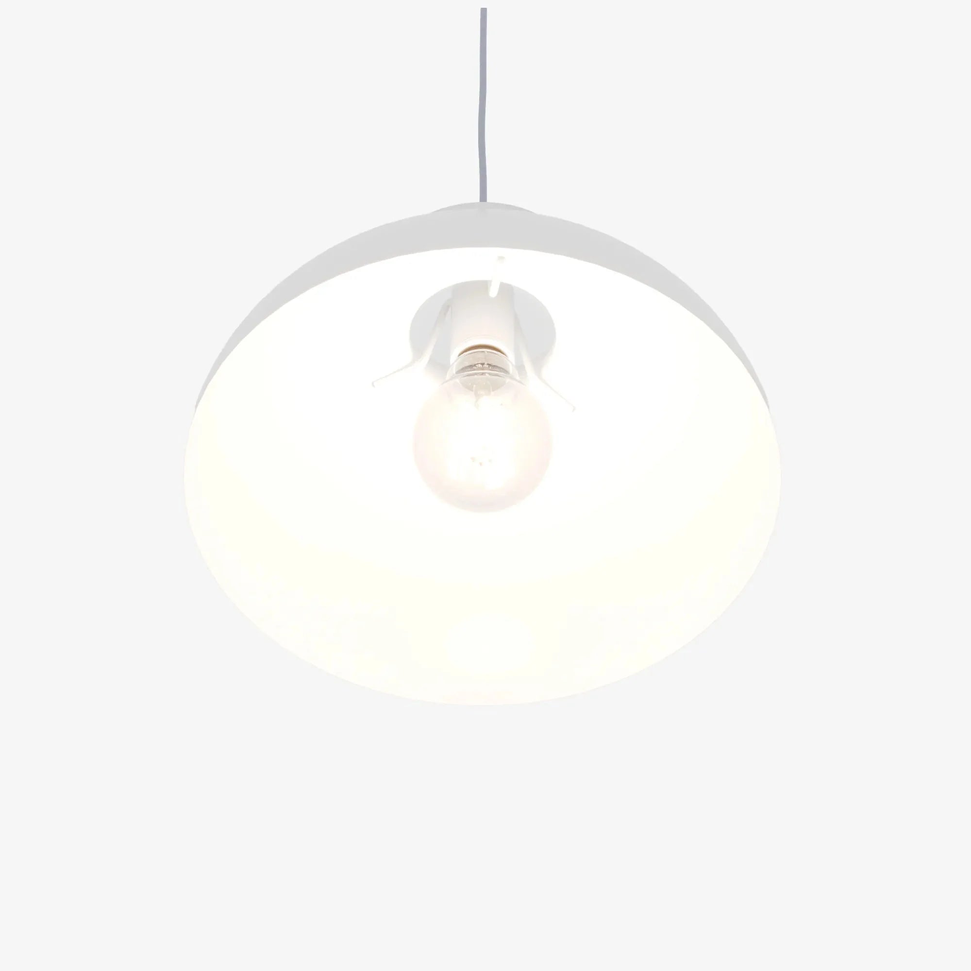 Suspension Turner – luminaire métal blanc design minimaliste
