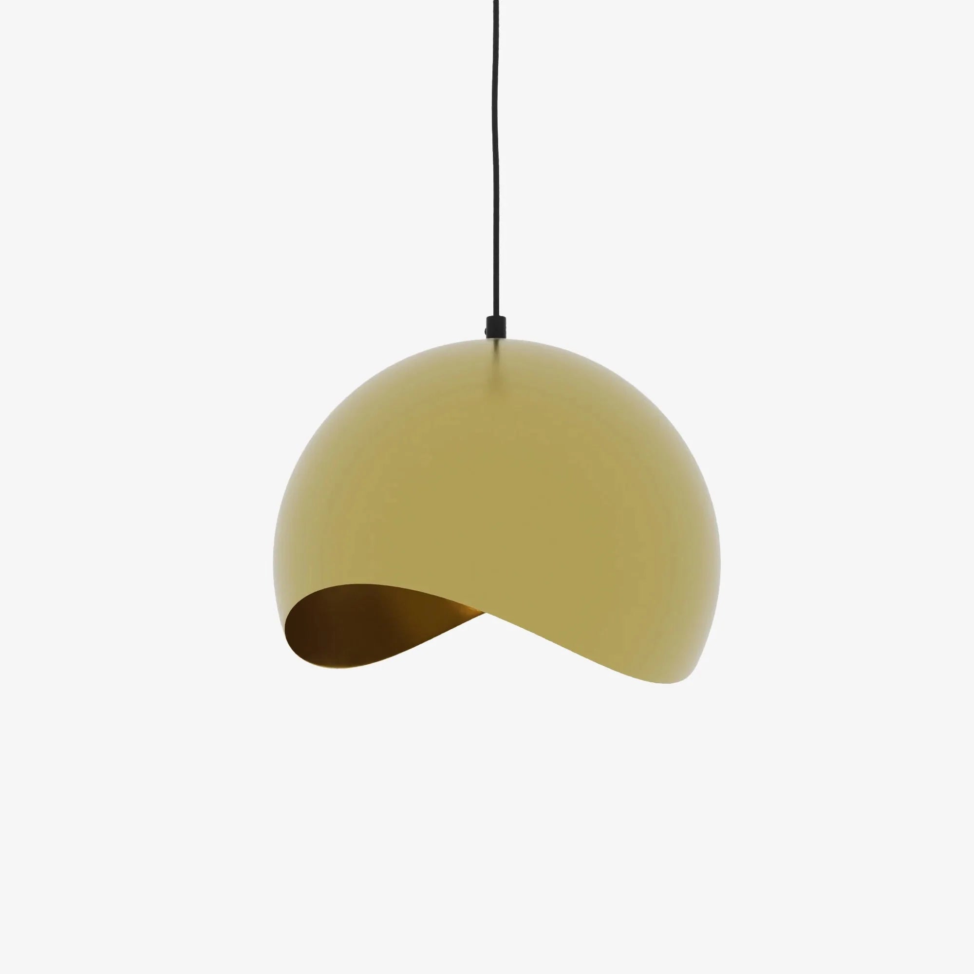 Suspension Miro – luminaire design minimaliste en métal doré