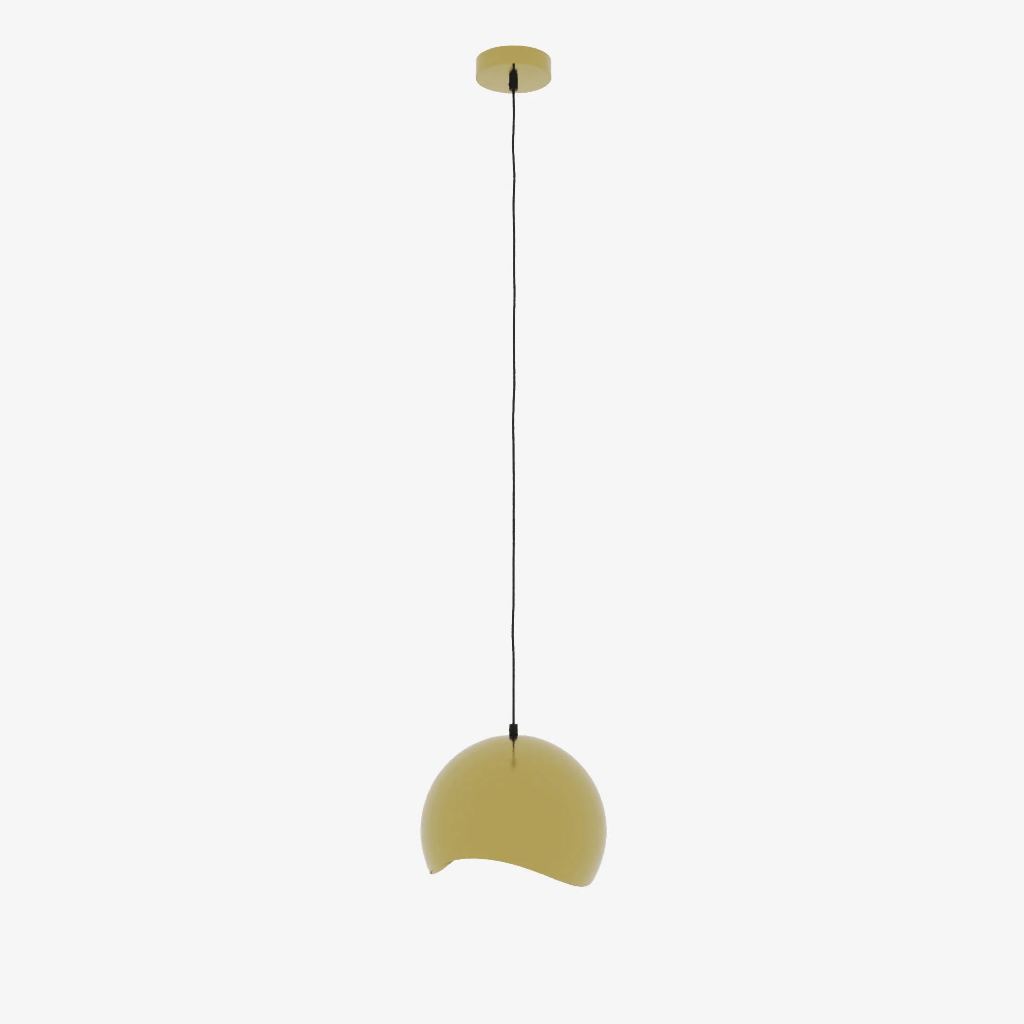 Suspension Miro – luminaire design minimaliste en métal doré