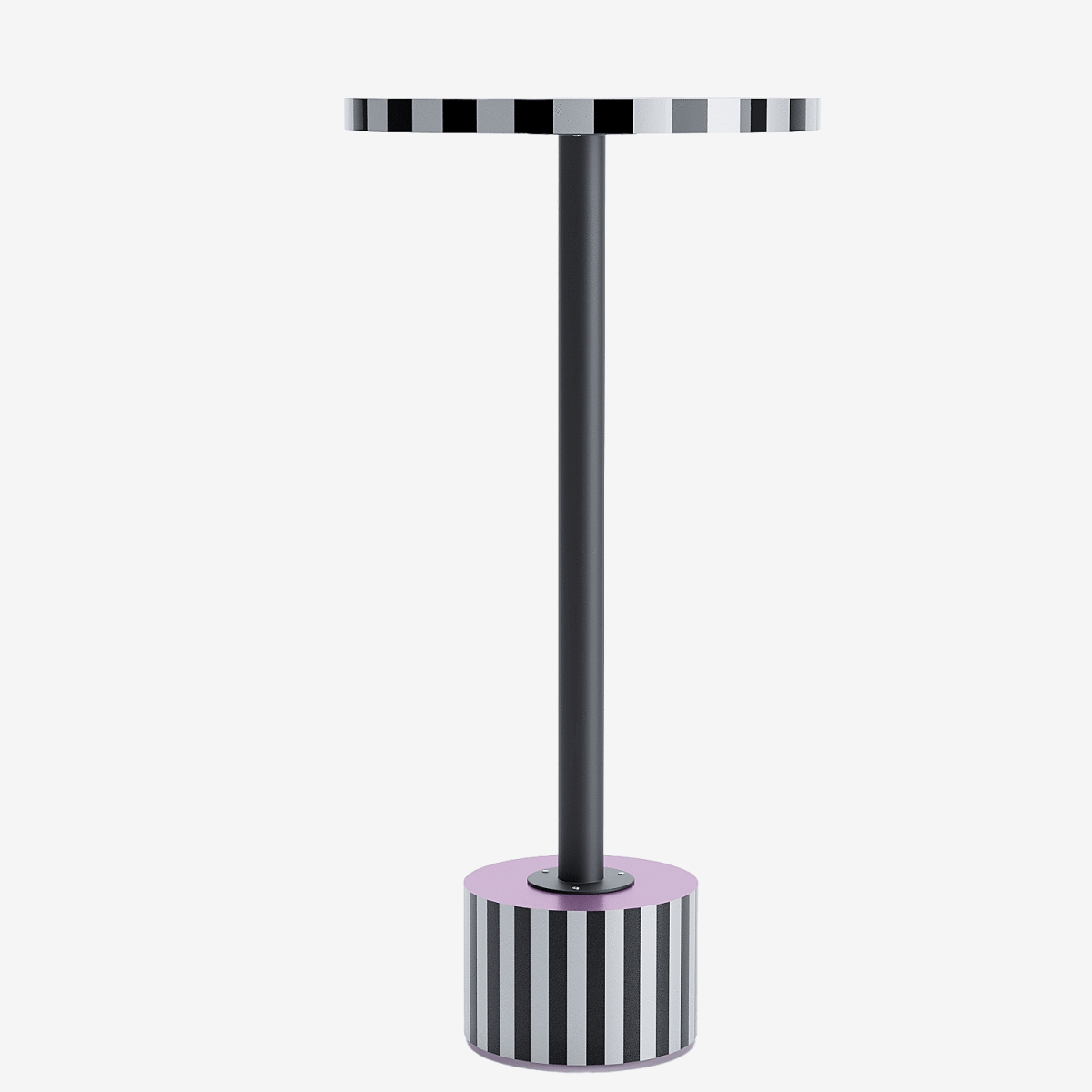 Table d’appoint ronde originale couleur lilas Jasmin