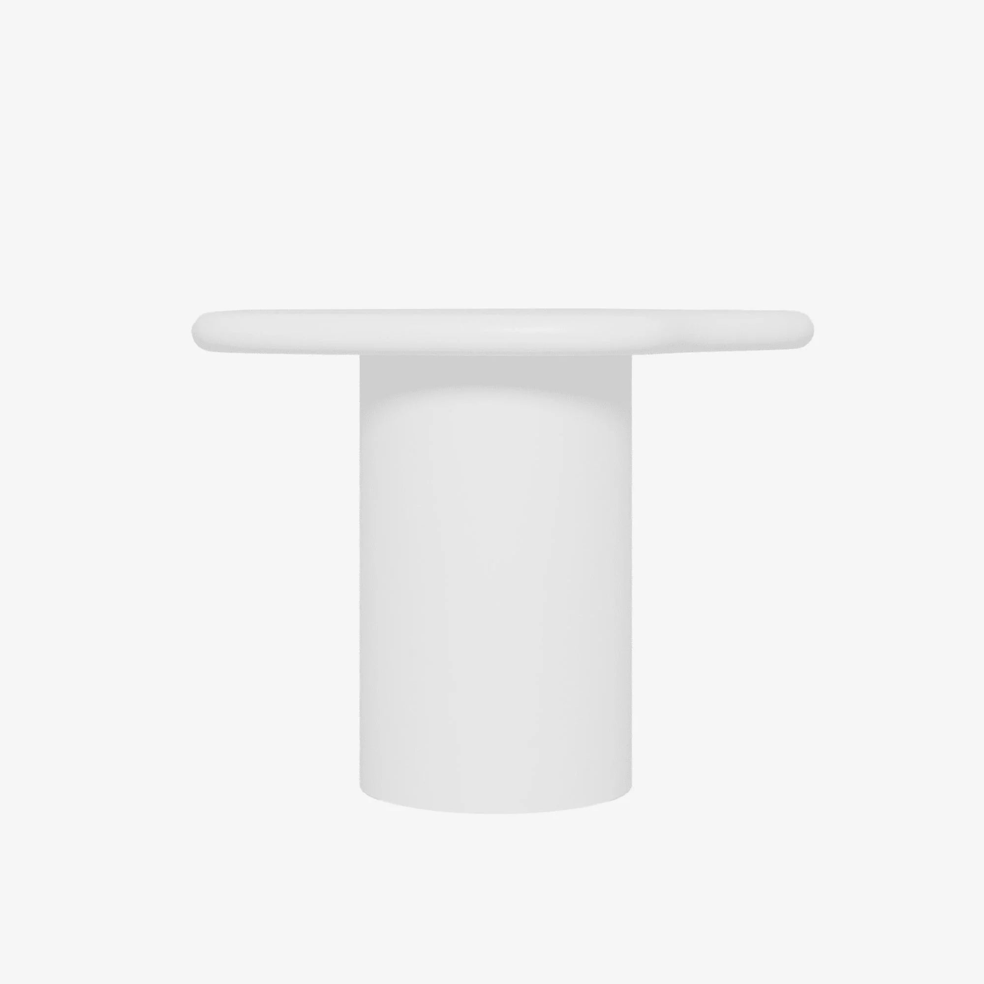 Hortensia – Table d’appoint contemporaine en magnésie blanche