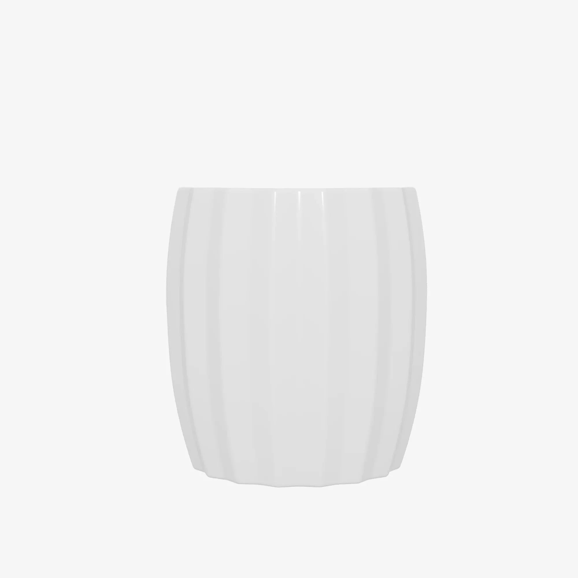 Grenade – Table d’appoint blanche minimaliste en magnésie